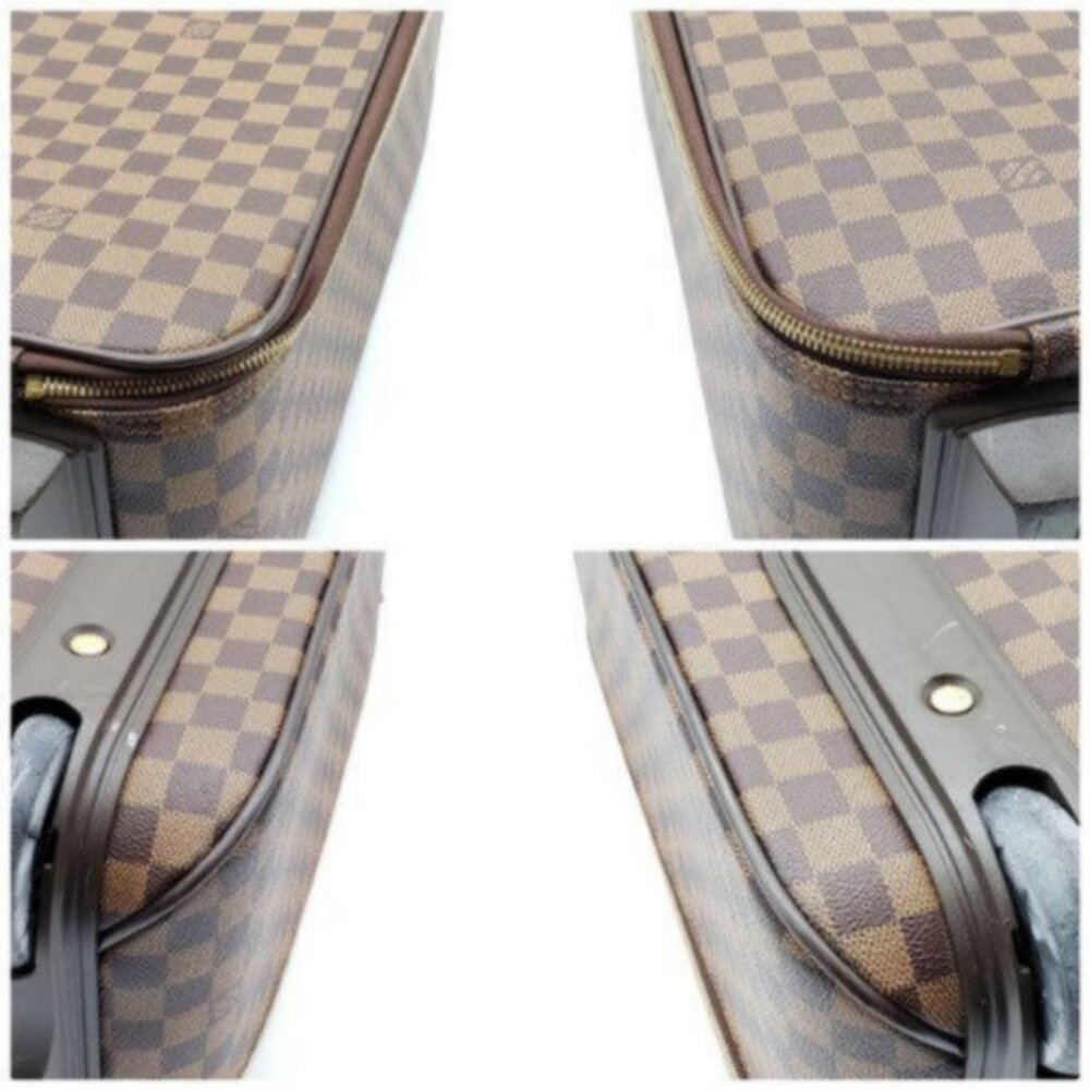 Authentic Louis Vuitton Pegase 45 Damier Ebene Rolling Suitcase Carry On - Picture 6 of 15